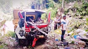 Laka Lantas Tragis di Halbar Merenggut Nyawa 3 Orang dan Melukai 9 Lainnya