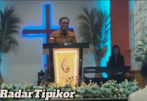 Pj Bupati Halmahera Tengah Menghadiri Undangan Peresmian Gereja GPDI Eklesia Desa Lelilef Sawai