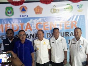 Status Gunung Ibu Siaga 4, Bupati Halbar Evakuasi Warga dan Apresiasi Bantuan BNPB