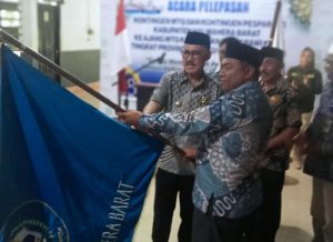 Pelepasan MTQ dan Pesparawi Kabupaten Halmahera Barat oleh Bupati Jems Uang