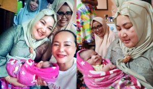 Bayi Lahir Ditengah Banjir, Berteduh di Penginapan Surya Mendapat Bantuan dan Kunjungan Istri Bupati Rallia Ikram Sangadji