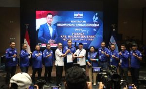 Pasangan JUJUR Siap Maju Periode Kedua, Kantongi Dukungan Demokrat di Pilkada Halmahera Barat 