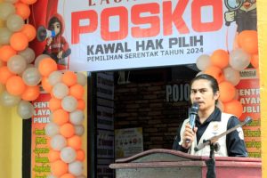 Bawaslu Halmahera Barat Gelar Launching Posko Kawal Hak Pilih untuk Pilkada 2024