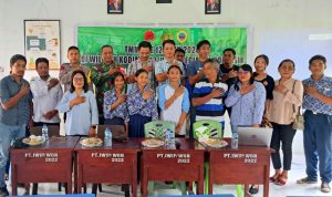 TMMD ke-122 di Weda: Polres Halteng Edukasi Bahaya Narkoba dan Minuman Keras bagi Generasi Muda