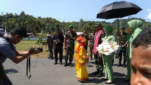 Kunjungan Kerja Pangdam XV/Patimura Mayjen TNI Putranto Gatot Sri Handoyo di Halteng