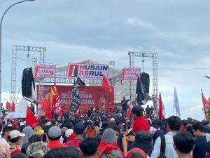 Husain-Asrul Memukau di Kampanye Akbar, Raih Dukungan Milenial dan Masyarakat Malut