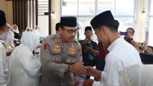 Kapolres Langkat Hadiri Tepung Tawar Calon Haji Kabupaten Langkat Tahun 2025