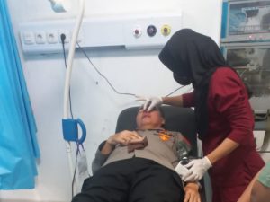 Amankan Tawuran Remaja, Kapolsek Belawan Terluka Akibat Lemparan