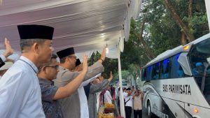 Langkat Lepas 360 Jemaah Haji: Doa dan Pengawalan Iringi Perjalanan Suci