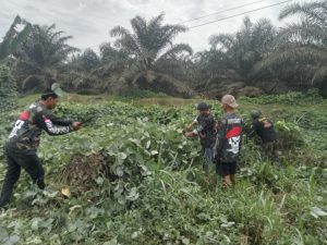 Kepedulian DPC Satgasus Grib Jaya Kab.Langkat Lakukan Gotong-Royong