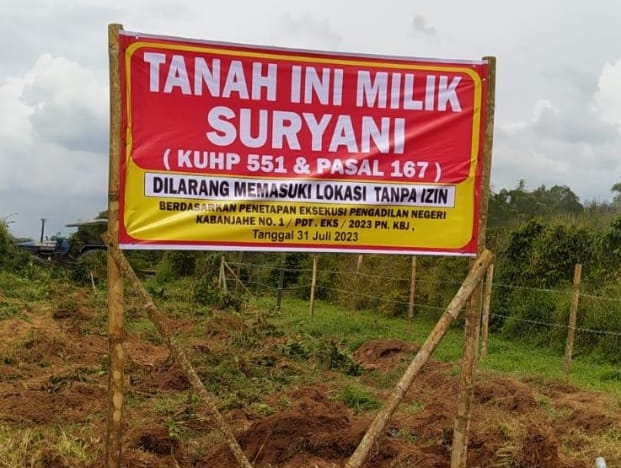 Kuasai Lahan Tanpa Ijin Kepala Desa Kuta Kepar Dilaporkan Ke Polisi
