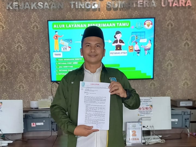 Ketua LSM Lipan Sumut Pertanyakan LPJ Kepsek MAN 1 Kab Langkat