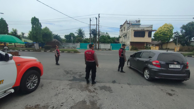 Personel Sat Samapta Polres Langkat Laksanakan Patroli Perintis Presisi untuk Cegah Guantibmas