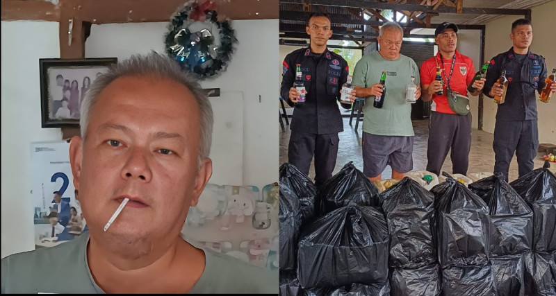Keterlibatan Oknum Polisi dan TNI Bekengi Mafia Jaringan Miras Ilegal di Obi Selatan Maluku Utara 